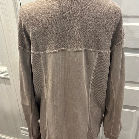 Pilcro Anthropologie Beige Relaxed Boho Button Down Shacket Sz Sm Rn#66170 - Picture 7 of 12